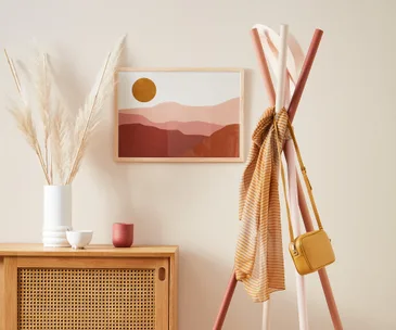 How to create your own ombre coat rack in 5 simple steps