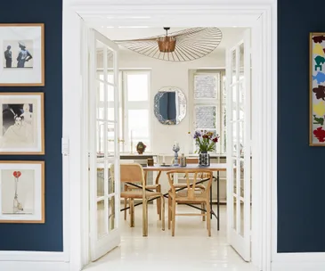 Inside a chic apartment where playful touches meet sophisticated styling