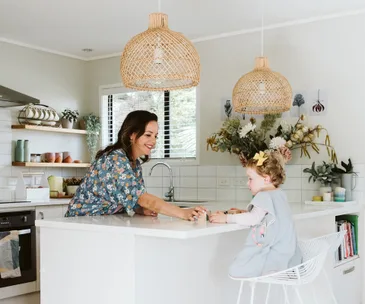 This small family home maximises space and style with clever DIY projects