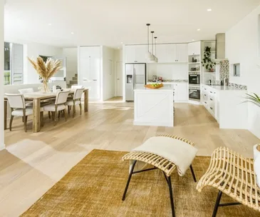 This Castor Bay home offers excellent design on a sun-filled coastal site