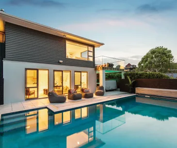 This modern Mission Bay home was made for summer entertaining