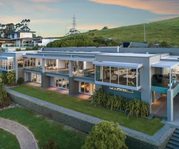 Enjoy views from the ocean to the alps from this luxe Mt Pleasant home