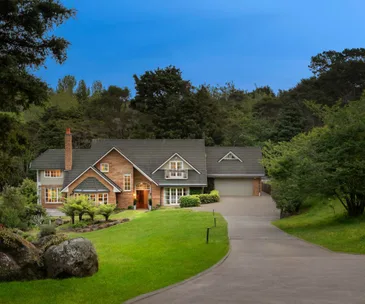 This refined country manor in Ramarama offers elegant rural living