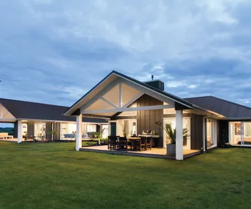 This striking Pokeno home offers the ultimate indoor-outdoor flow