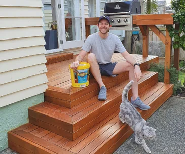 How Clint Roberts and Lucy Slight got their deck sorted for summer
