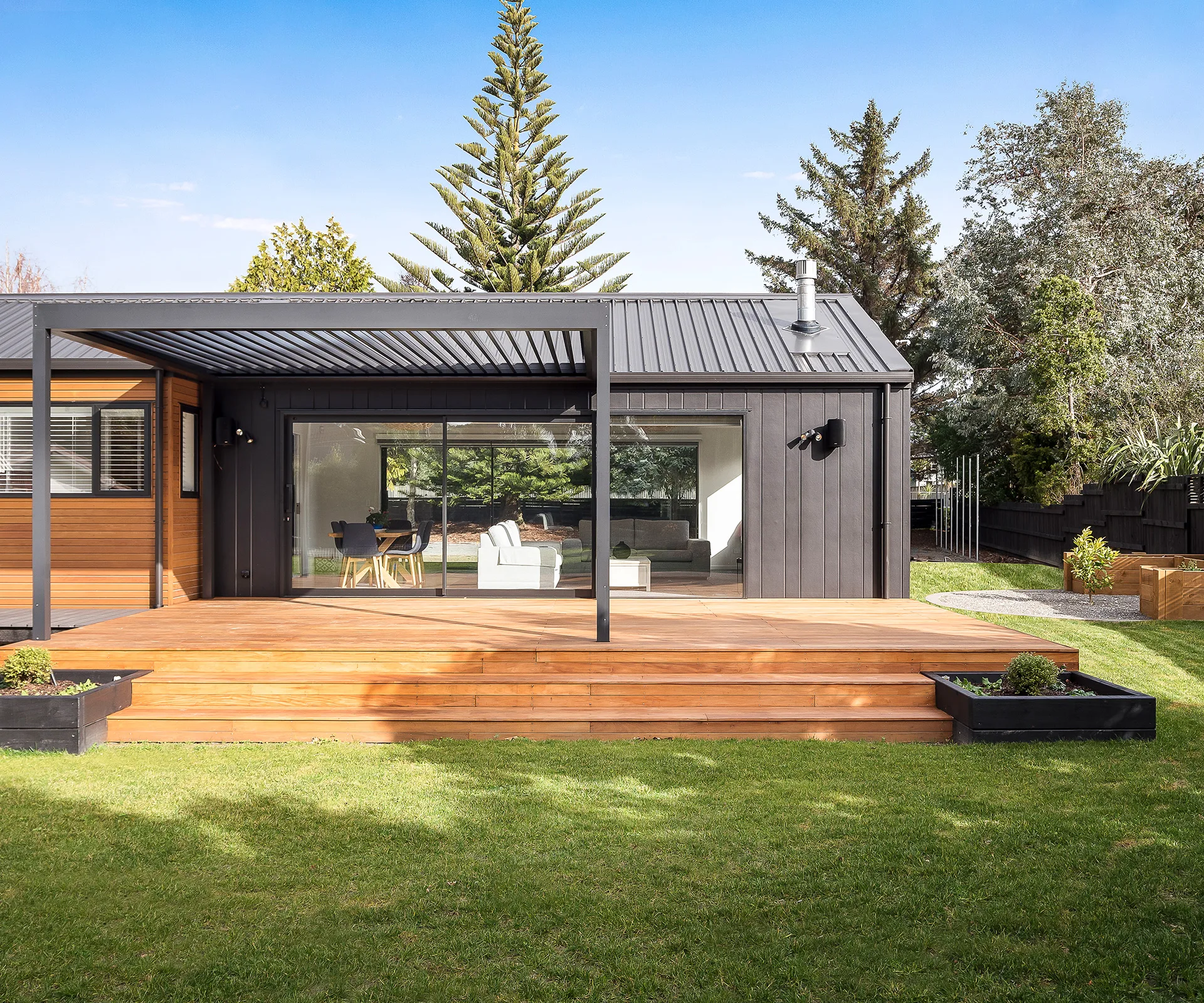 Why this couple removed their rundown bach to build their forever home