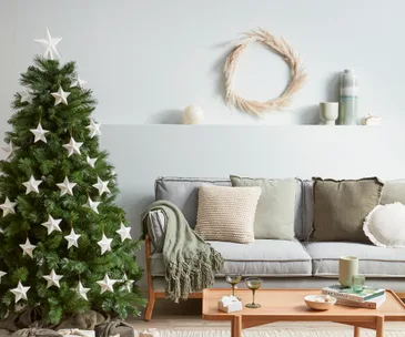 This natural Christmas look is perfect for beach lovers