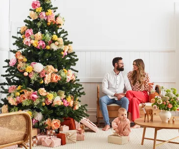 A century-old hall turned home gets the festive treatment for Christmas