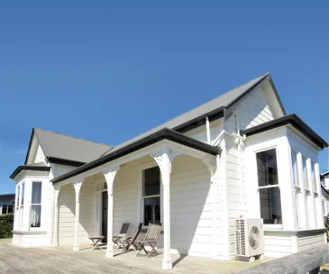 This elegantly restored villa is ready for you to move right in