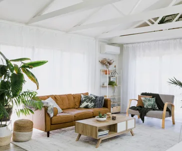 An old and dark Lockwood is transformed with a fresh coat of white paint
