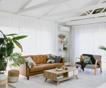 An old and dark Lockwood is transformed with a fresh coat of white paint