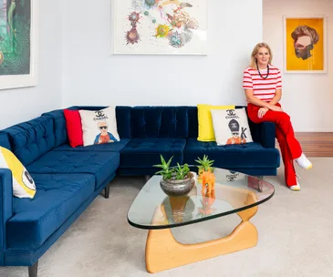 This Art Deco home in Mt Eden is filled with colour and playful style