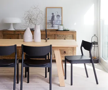 Open plan living extends to the outdoors at this renovated 1950s bungalow