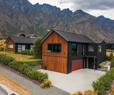This architecturally-designed home comes with views of The Remarkables