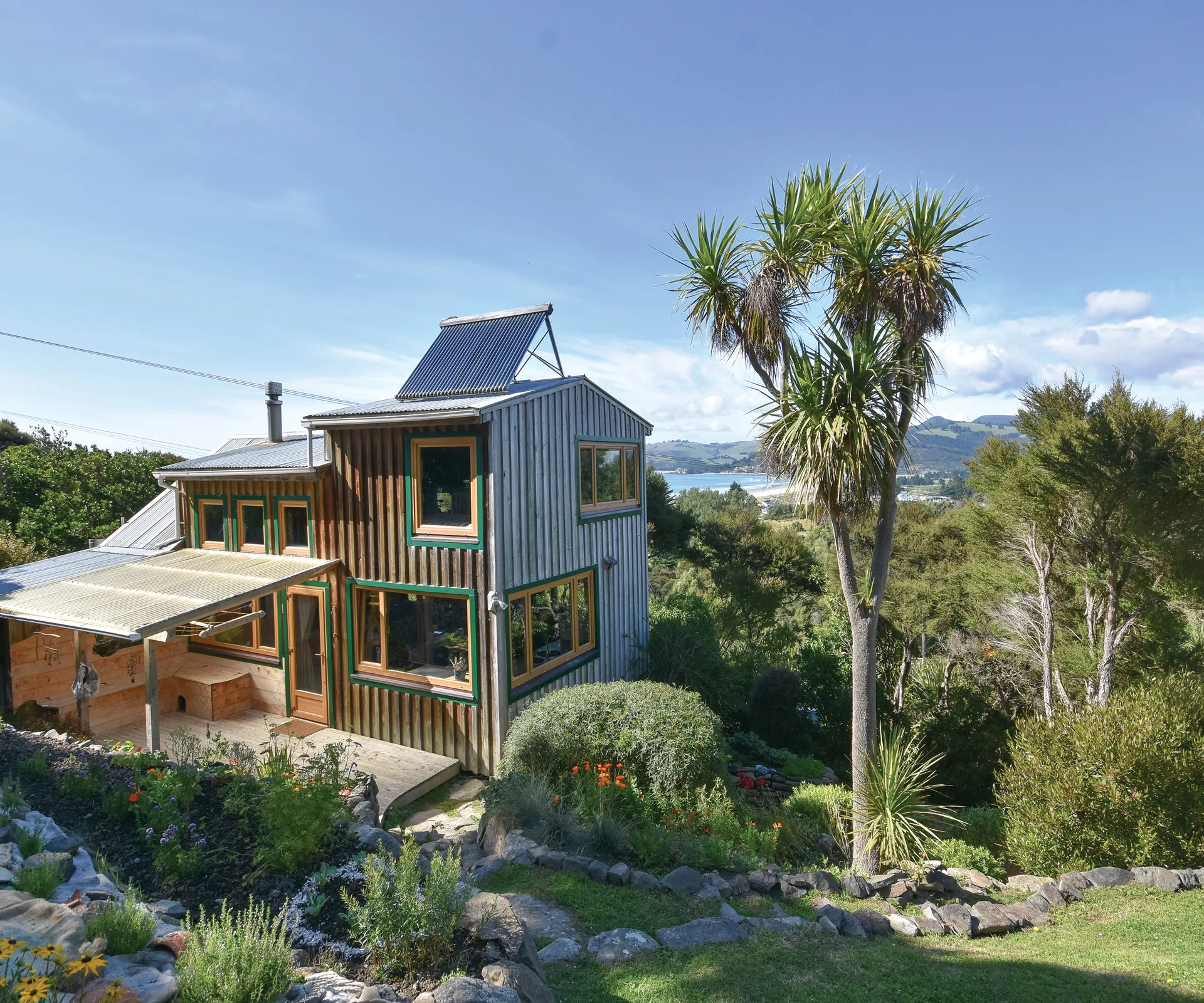 This property comes with beach views and an extra one bedroom cottage