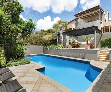 Escape to Greece in this impressive Takapuna home for sale