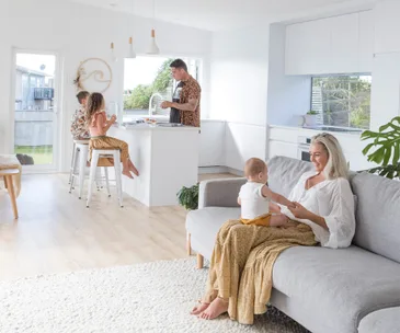 This family built a home for the first time with a budget of $360,000
