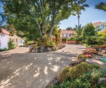 This grand estate on Takapuna’s waterfront comes with three homes