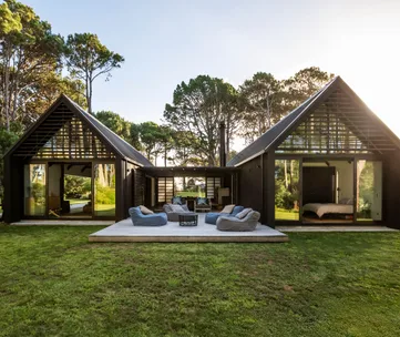 This idyllic Matarangi holiday home blurs the line between inside and out