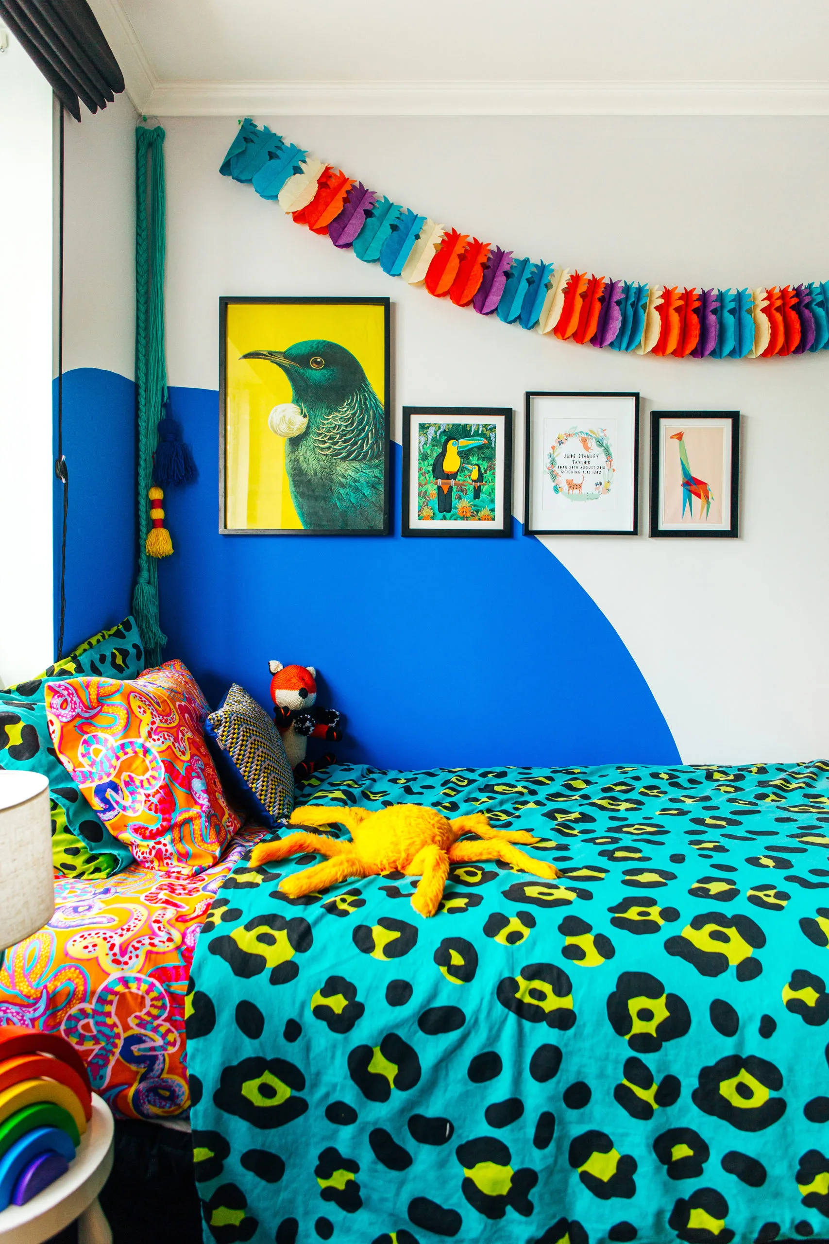 This Greytown house has a painted mural on every wall