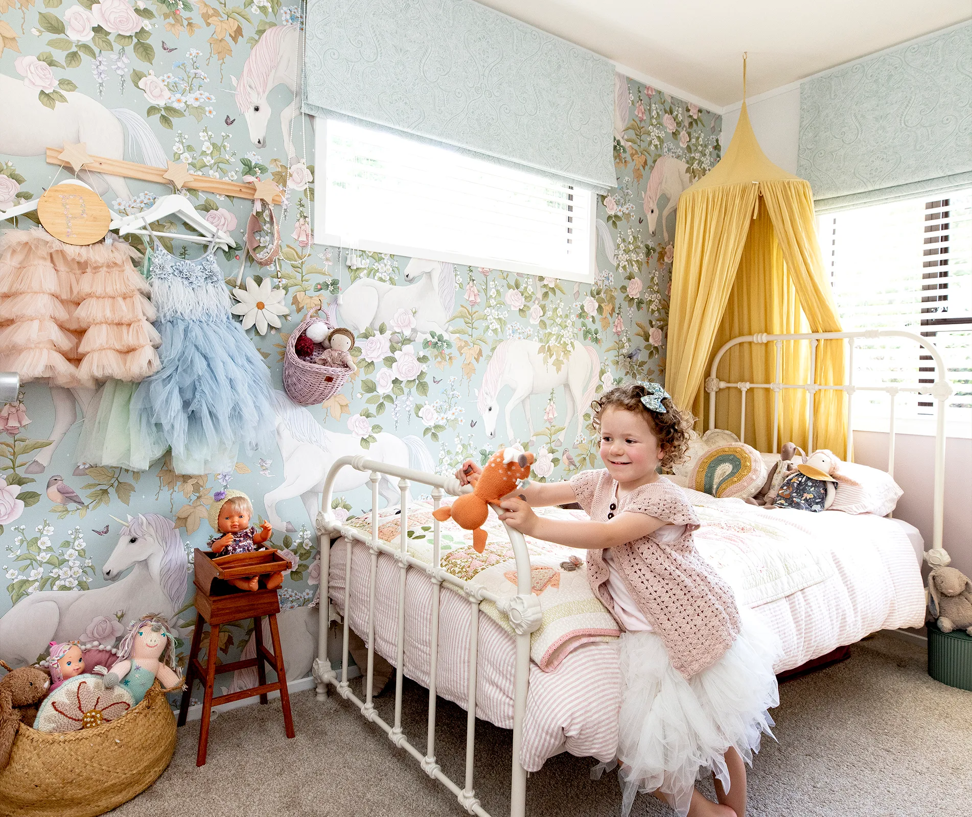 kid's rooms, feature wallpaper