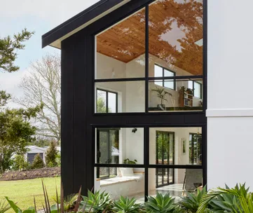 How this striking black-clad home celebrates indoor-outdoor flow