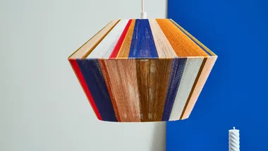 How to make your own colourful Hay Bonbon light shade