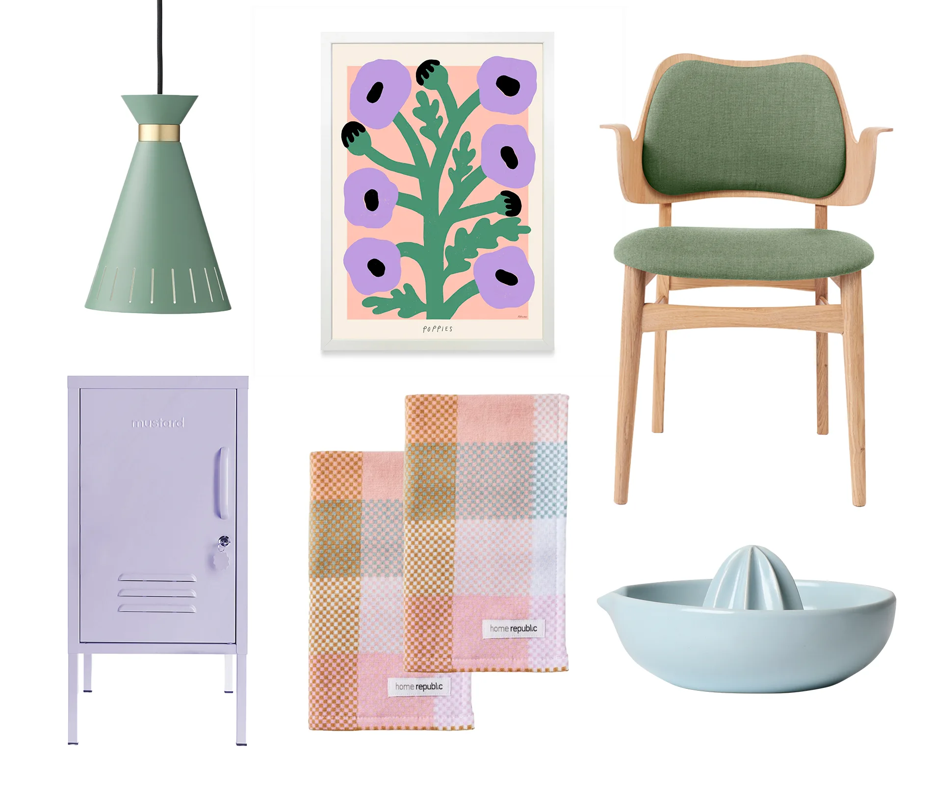 Pastel homewares