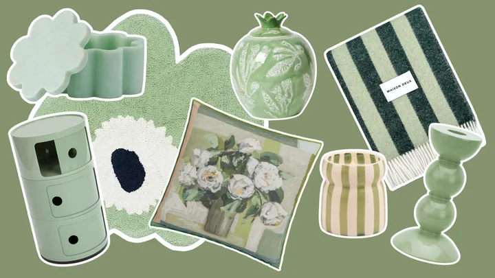 These sage green homewares are the apple of our eyes