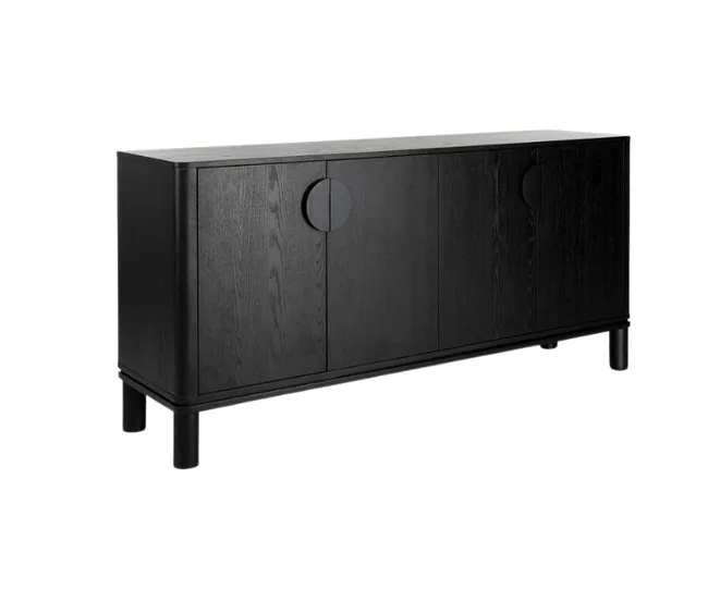 modern black and white home decor cupboard unit