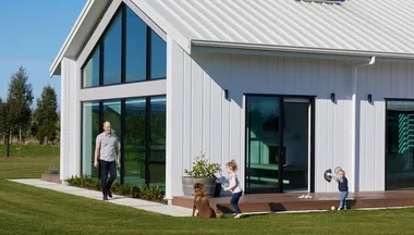 How this striking weatherboard home achieved its modern barn style look