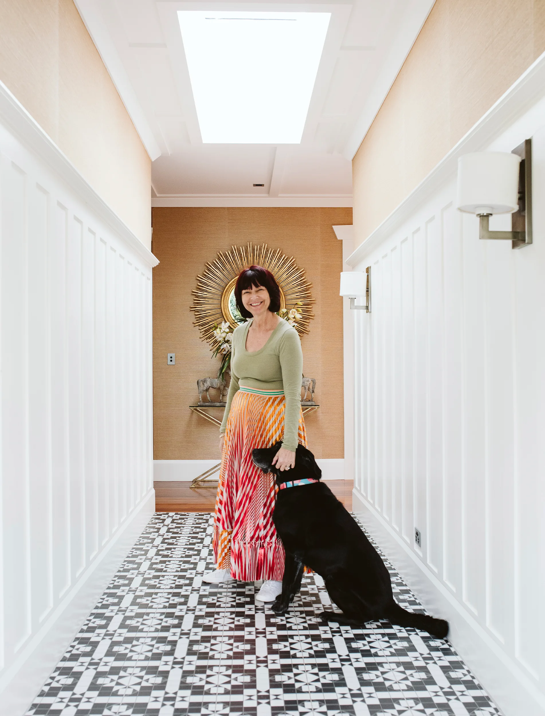arts and crafts tiled floor