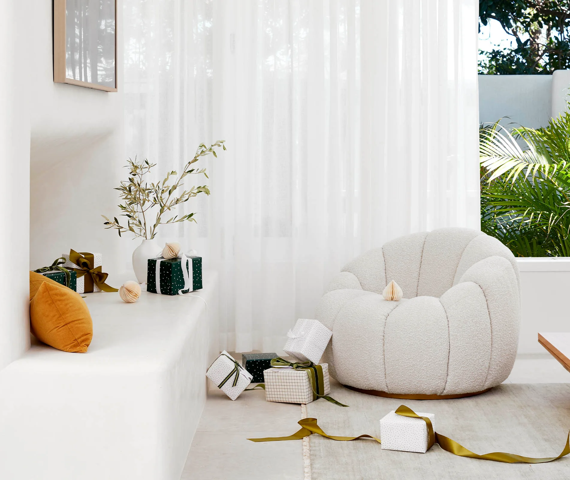 Deck the halls this year with a calming and natural Christmas style