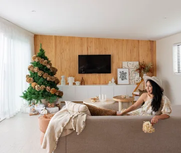 Inside artist Maiko Nagao’s newly renovated home decorated for Christmas