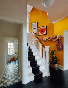 Bright colours and bold patterns bring this country home back to life