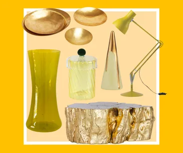 10 golden items to brighten your space