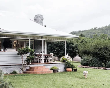 This enterprising couple turned a 90’s brick house into a stunning home