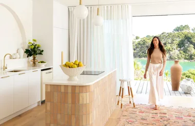 This Raglan new build took its cues from Mediterranean architecture