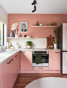 This coastal home is bursting with colour