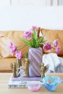 Pastel tones and clean lines give an update to Scandi decor