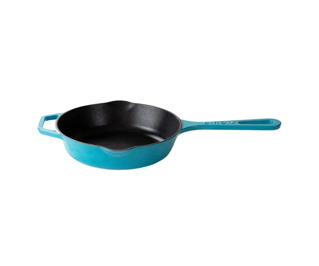 Blue skillet that can be used as blue decor