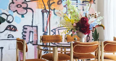 How art, DIY and clever styling revamped this rental home