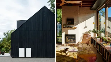 Side by side: sustainable exterior of a house