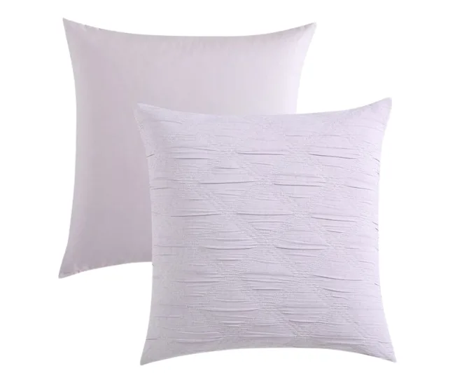 Lilac coloured cushion covers