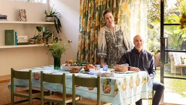 A colourful cottage revived by homeware designers Bonnie and Neil