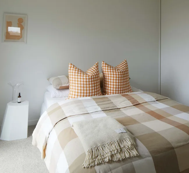 The new Christchurch home master bedroom