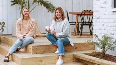 A 70s brick home transformed by an epic mother-daughter duo