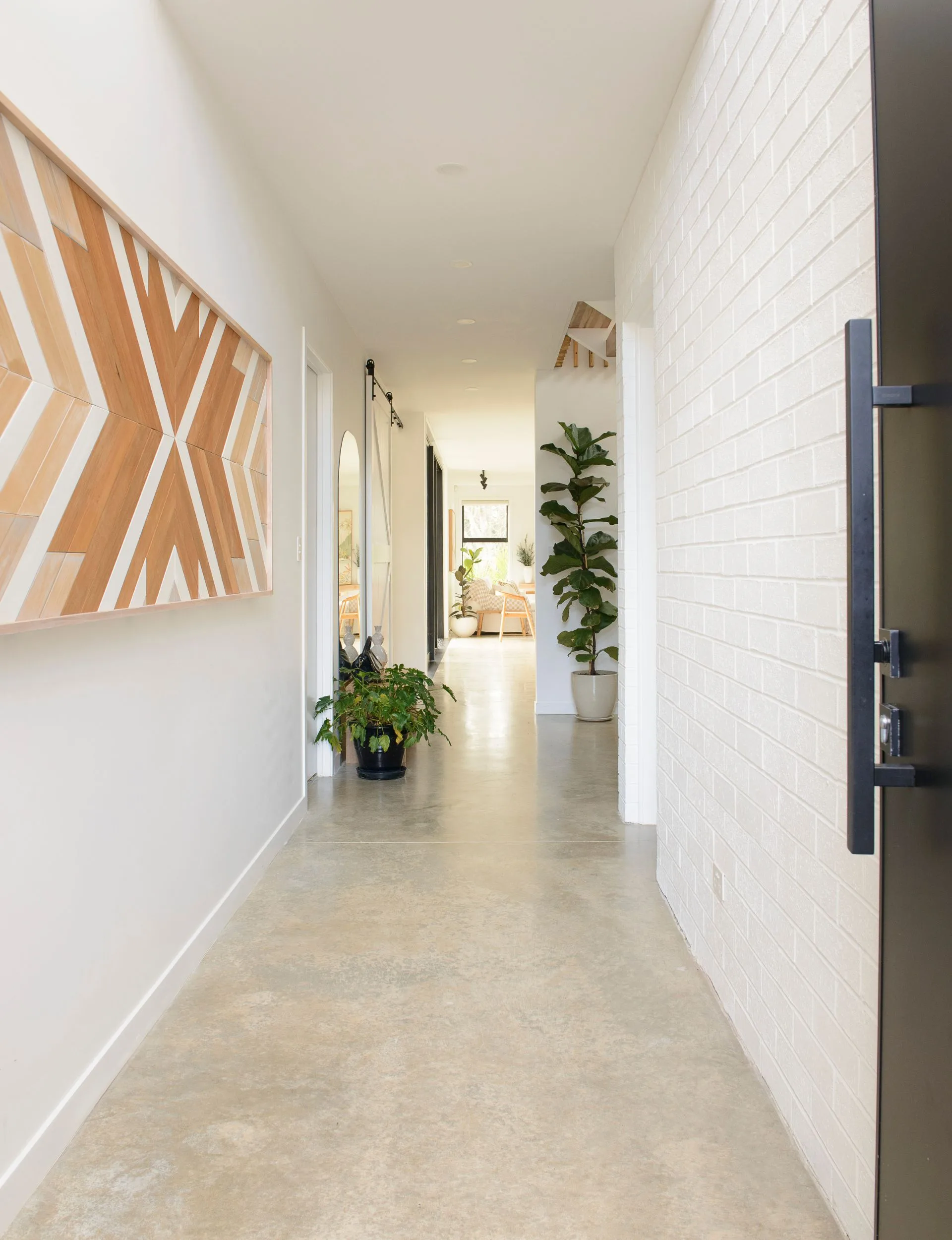 The Pakuranga new-build hallway