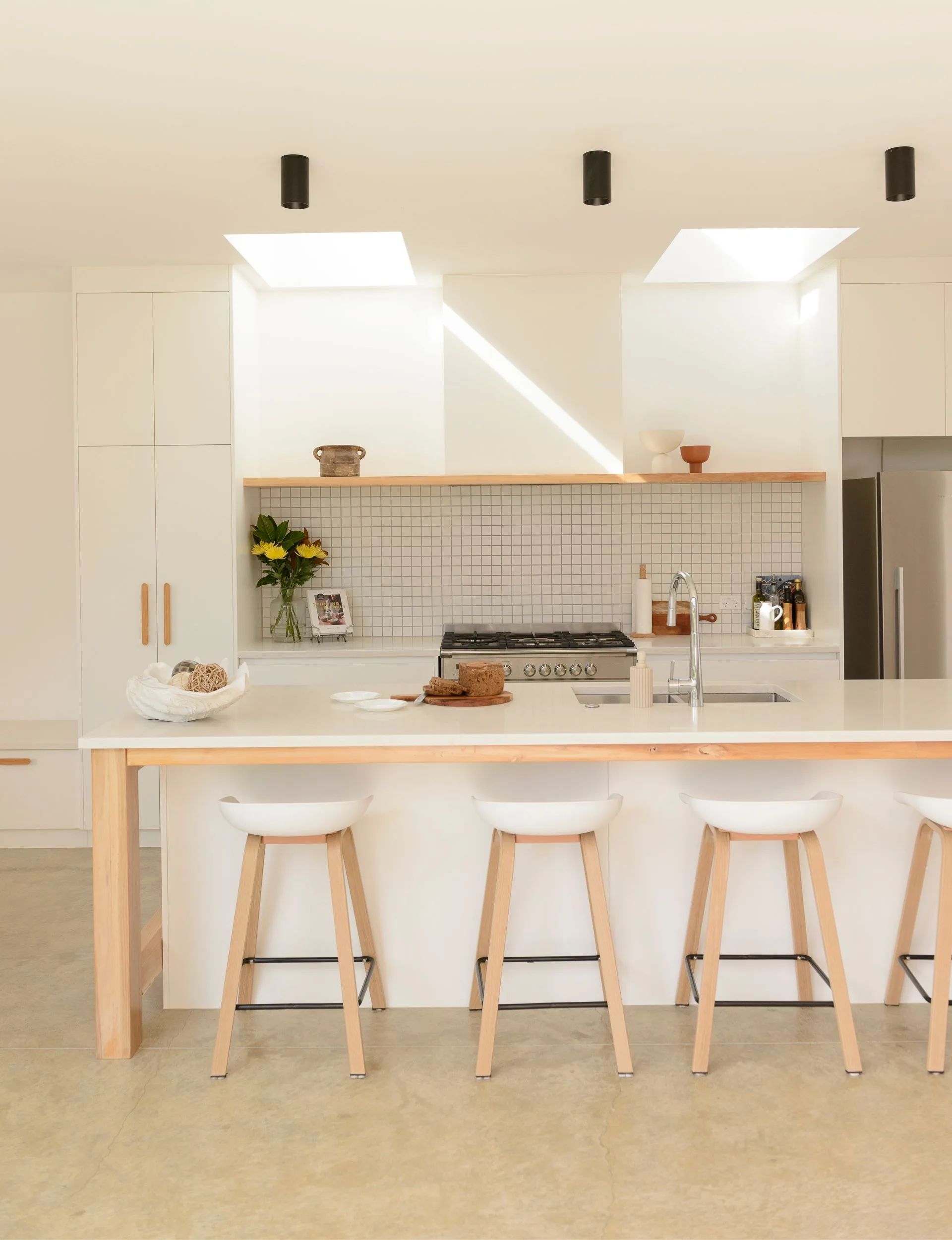 The Pakuranga new-build kitchen island