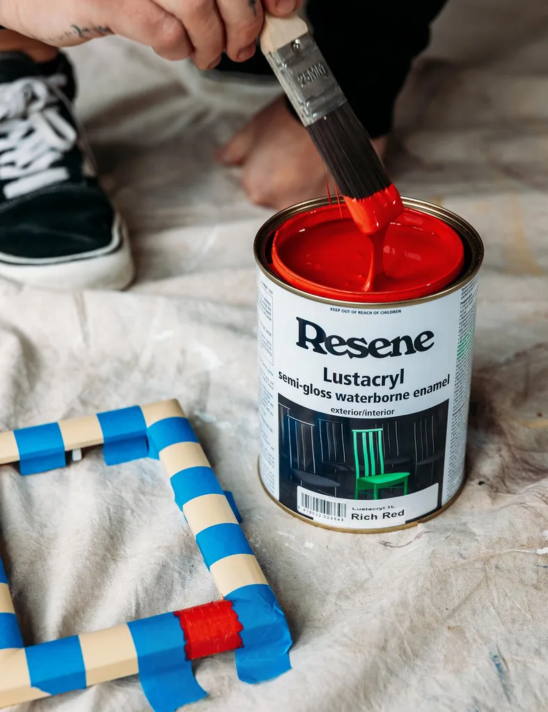 Step 7, if you want to create strips, use painter's tape